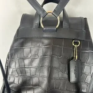 Coach | Bags | Coach Turnlock Rucksack Backpack Midnight 